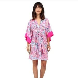 Lily Pulitzer silk dress size small. EUC.